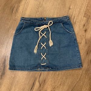 Denim skirt